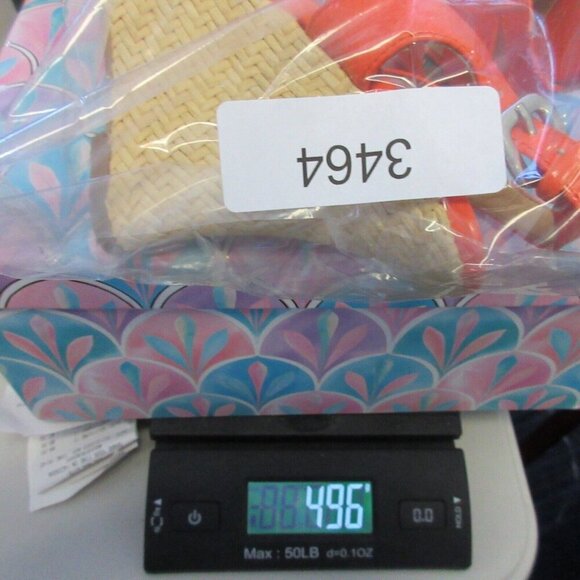 Nine West Wedge Strappy Sandals Women 7 Coral Slingback High Heels Party y2k 496 - Picture 13 of 13